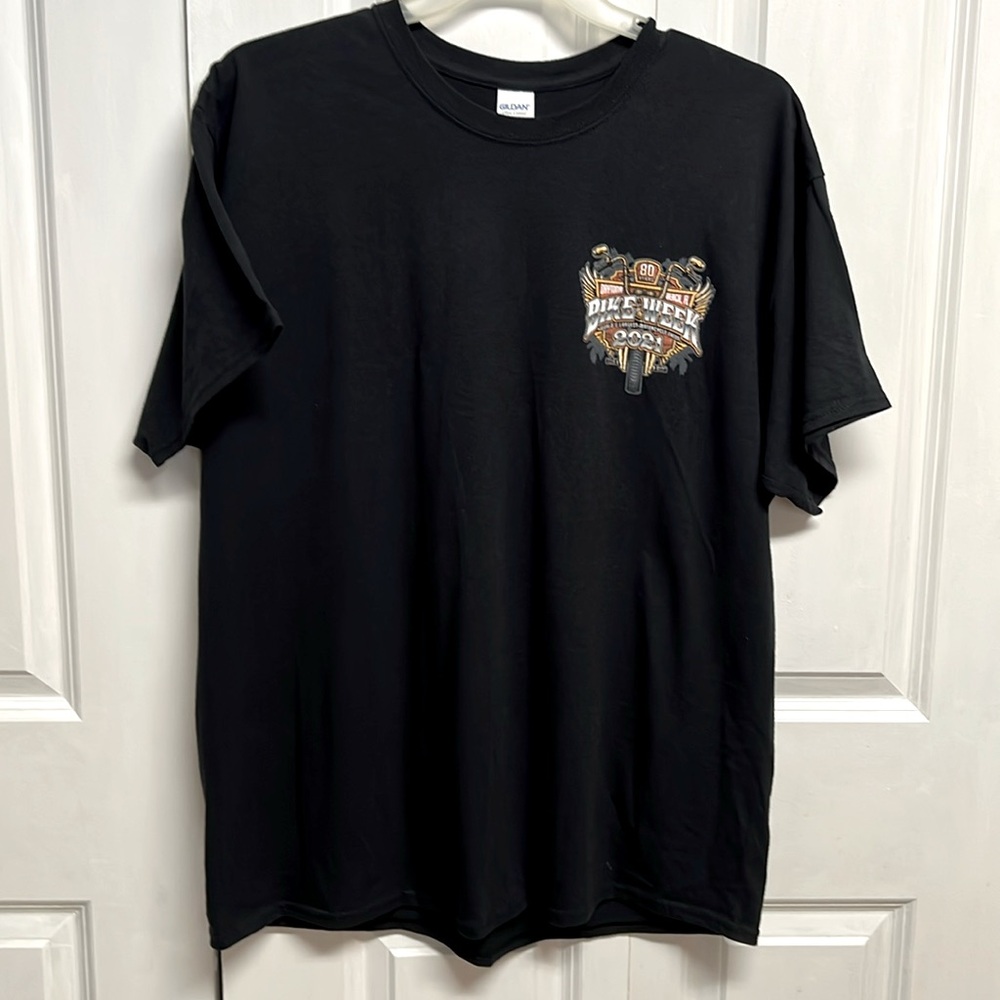 Bike Week 2021 Black Short Sleeve Tee Shirt Size XL by Gildan